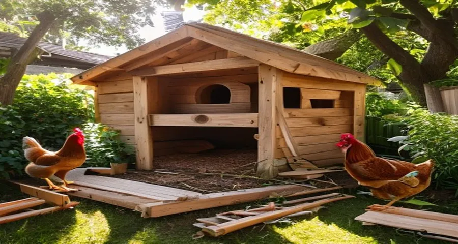 Kurnik DIY: plan budowy krok po kroku dla początkujących