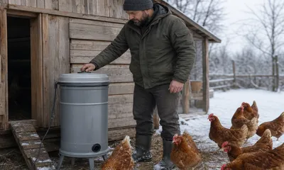 Podgrzewane poidło dla kur - wybór na zimę